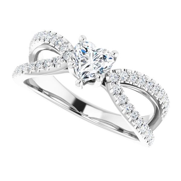 Accented Engagement Ring Image 5 Jambs Jewelry Raymond, NH