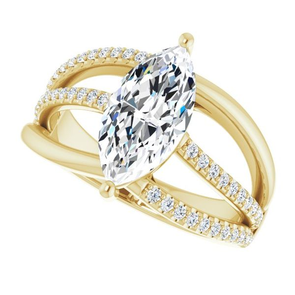 Teardrop Solitaire CZ Engagement Ring Gold Plate Sterling, 57% OFF