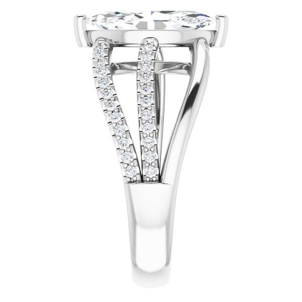 Accented Engagement Ring Image 4 Vail Creek Jewelry Designs Turlock, CA