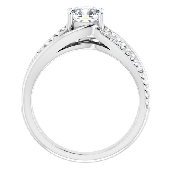 Accented Engagement Ring Image 2 The Hills Jewelry LLC Worthington, OH