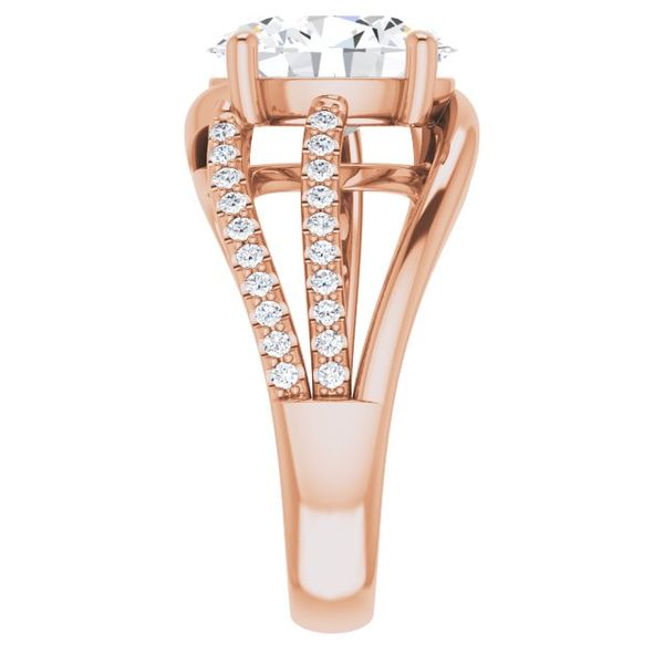 Accented Engagement Ring Image 4 Javeri Jewelers Inc Frisco, TX