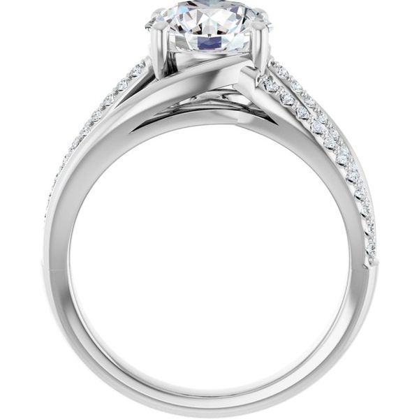 Accented Engagement Ring Image 2 Javeri Jewelers Inc Frisco, TX