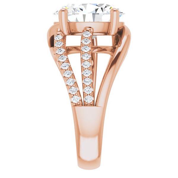 Accented Engagement Ring Image 4 Javeri Jewelers Inc Frisco, TX