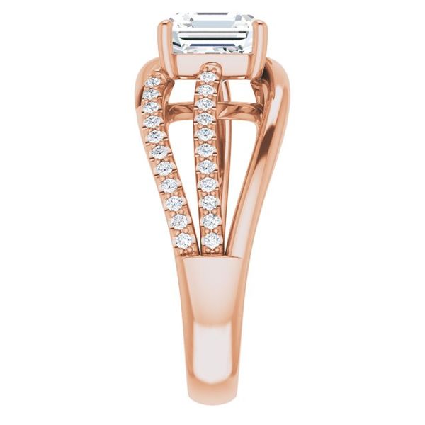 Accented Engagement Ring Image 4 Pickens Jewelers, Inc. Atlanta, GA