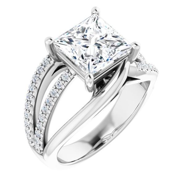 Accented Engagement Ring Javeri Jewelers Inc Frisco, TX
