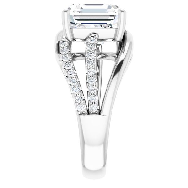 Accented Engagement Ring Image 4 Leitzel's Jewelry Myerstown, PA