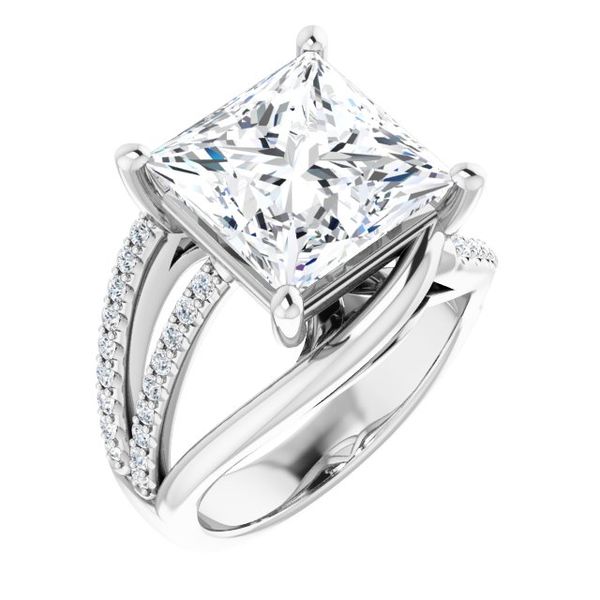Accented Engagement Ring Pickens Jewelers, Inc. Atlanta, GA