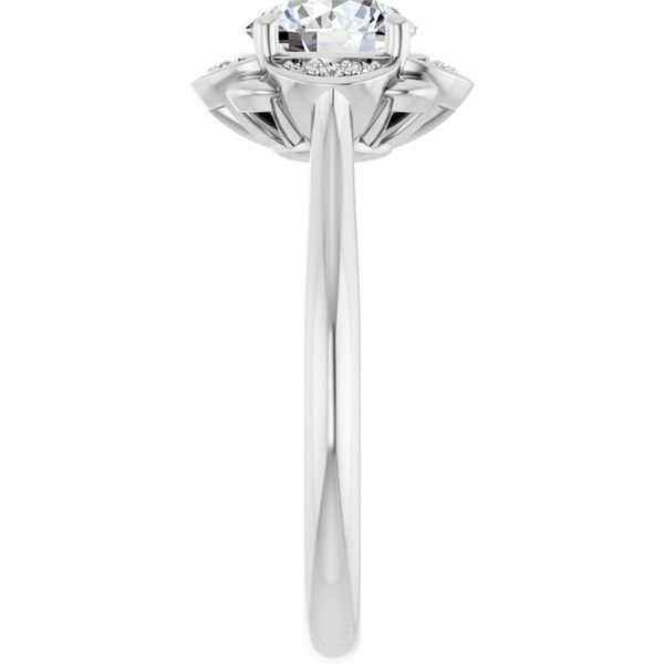 Accented Engagement Ring Image 4 Jewel Smiths Oklahoma City, OK