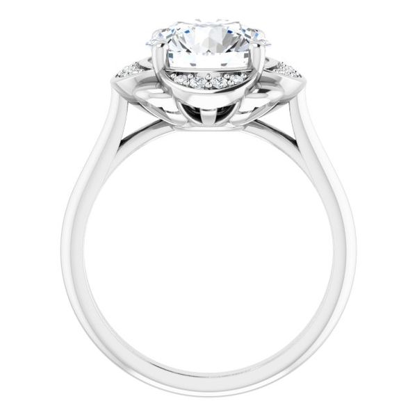 Accented Engagement Ring Image 2 Mueller Jewelers Chisago City, MN