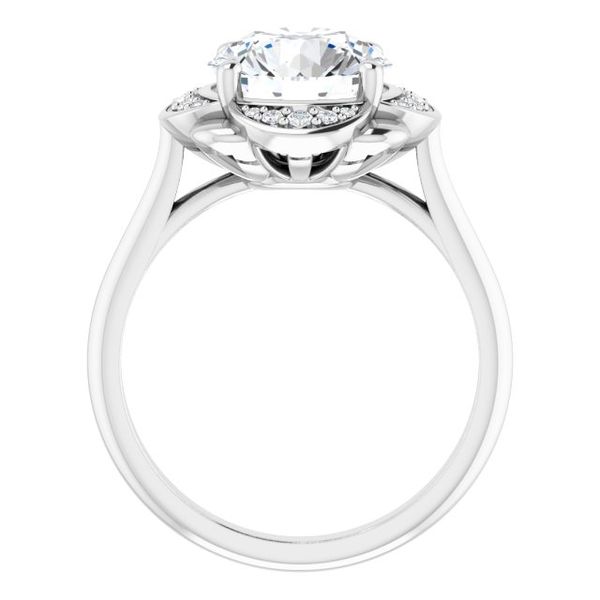 Accented Engagement Ring Image 2 Jewel Smiths Oklahoma City, OK