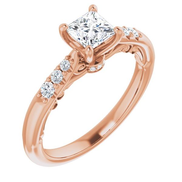 Accented Engagement Ring Selman's Jewelers-Gemologist McComb, MS