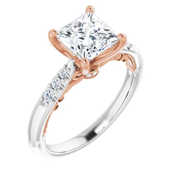 Accented Engagement Ring H. Brandt Jewelers Natick, MA
