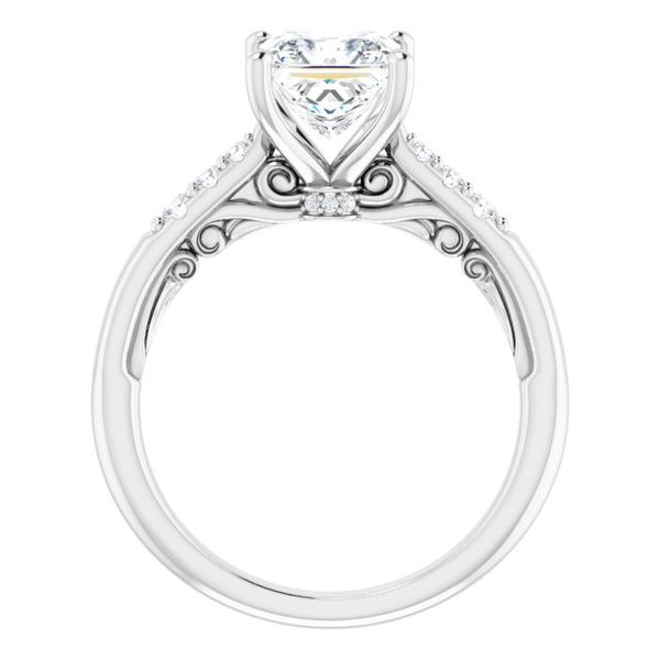 Accented Engagement Ring Image 2 Selman's Jewelers-Gemologist McComb, MS