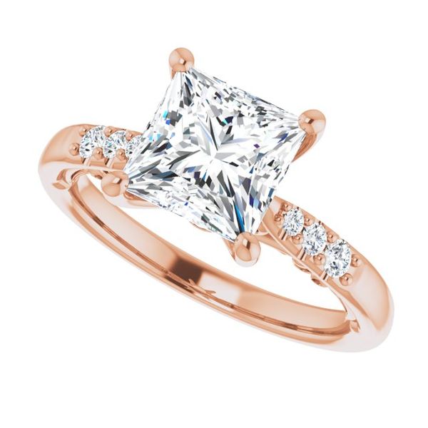 Accented Engagement Ring Image 5 Selman's Jewelers-Gemologist McComb, MS