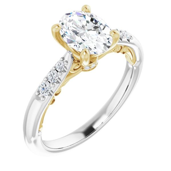 Accented Engagement Ring Swede's Jewelers East Windsor, CT