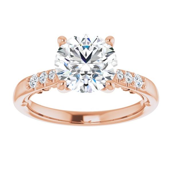Accented Engagement Ring Image 3 Selman's Jewelers-Gemologist McComb, MS