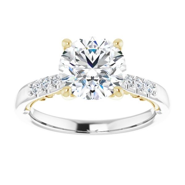 Accented Engagement Ring Image 3 Selman's Jewelers-Gemologist McComb, MS