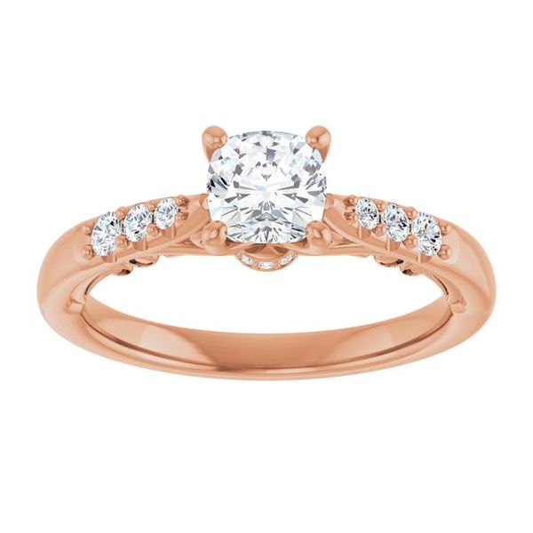 Accented Engagement Ring Image 3 Stuart Benjamin & Co. Jewelry Designs San Diego, CA