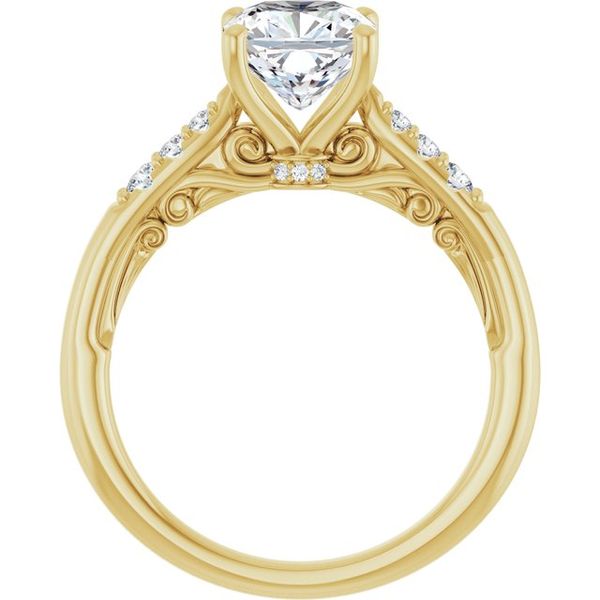 Accented Engagement Ring Image 2 Trinity Jewelers  Pittsburgh, PA