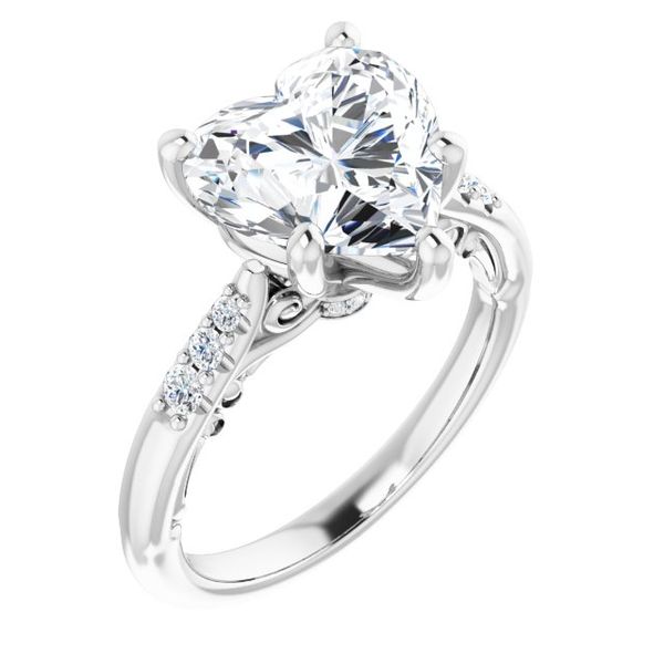 Accented Engagement Ring Natale Jewelers Sewell, NJ