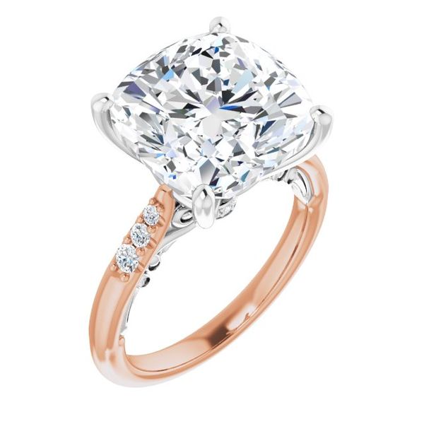 Accented Engagement Ring Von's Jewelry, Inc. Lima, OH