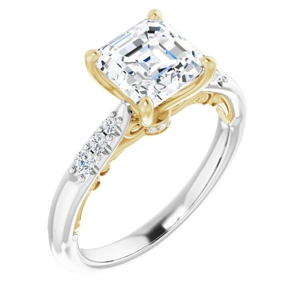 Accented Engagement Ring Oak Valley Jewelers Oakdale, CA