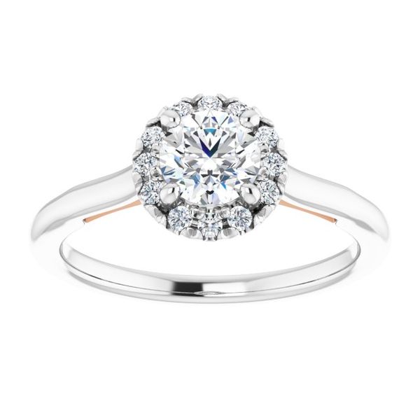 Halo-Style Engagement ring Image 3 Von's Jewelry, Inc. Lima, OH