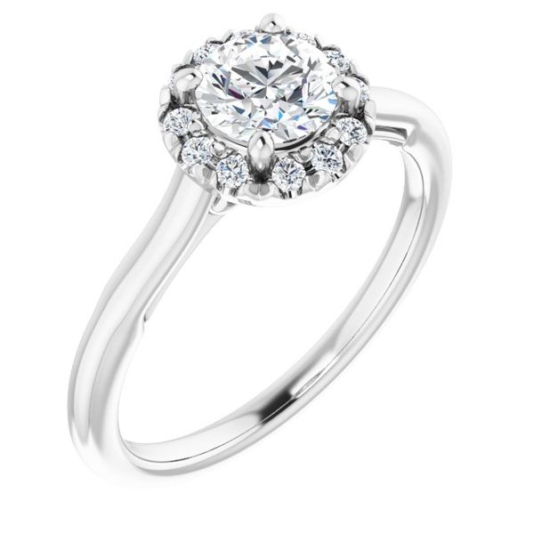 Halo-Style Engagement ring Oak Valley Jewelers Oakdale, CA