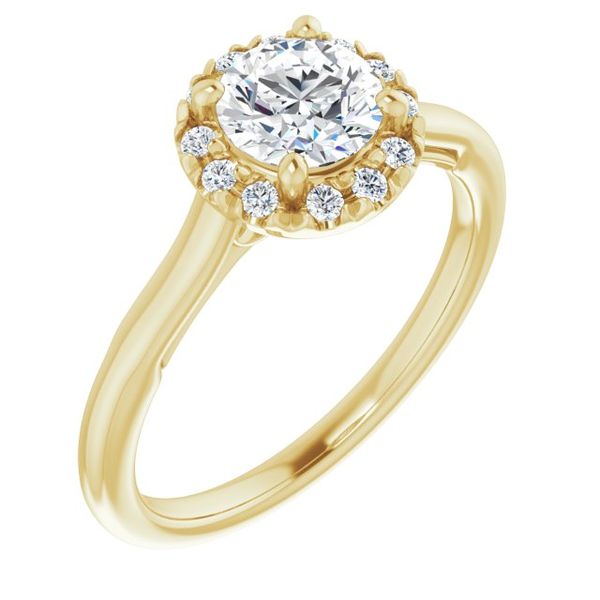 Halo-Style Engagement ring Javeri Jewelers Inc Frisco, TX