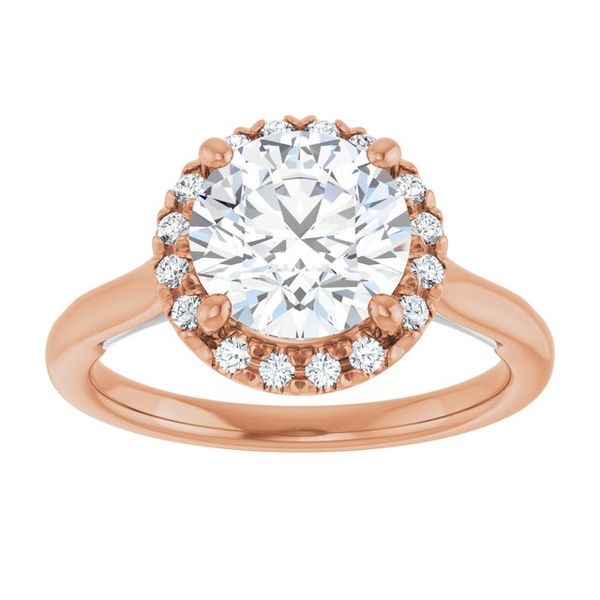 Halo-Style Engagement ring Image 3 James Douglas Jewelers LLC Monroeville, PA