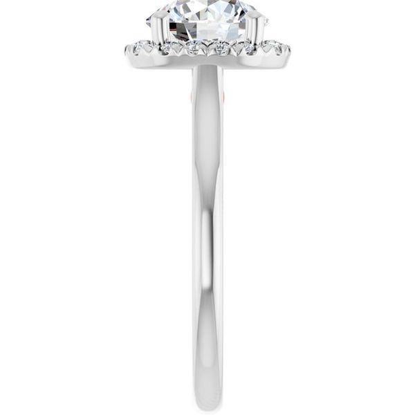 Halo-Style Engagement ring Image 4 Von's Jewelry, Inc. Lima, OH