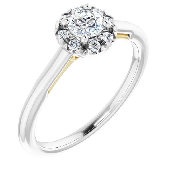 Halo-Style Engagement ring Vail Creek Jewelry Designs Turlock, CA