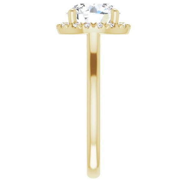 Halo-Style Engagement ring Image 4 Mark Jewellers La Crosse, WI