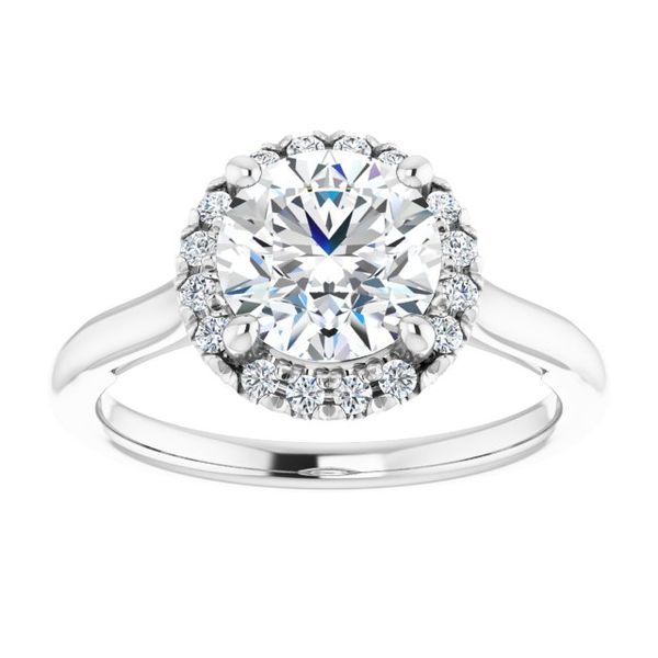Halo-Style Engagement ring Image 3 Javeri Jewelers Inc Frisco, TX