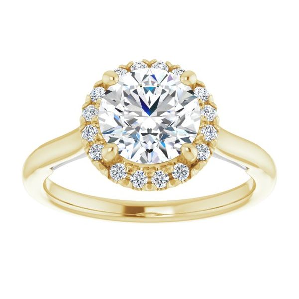 Halo-Style Engagement ring Image 3 Mark Jewellers La Crosse, WI