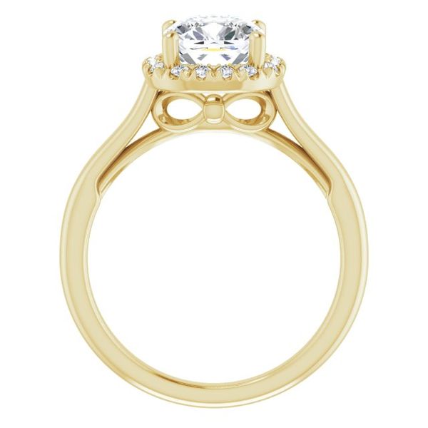 Halo-Style Engagement ring Image 2 Von's Jewelry, Inc. Lima, OH