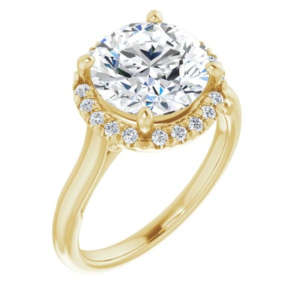 Halo-Style Engagement ring Reiniger Jewelers Swansea, IL