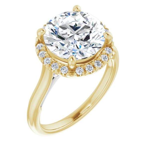 Halo-Style Engagement ring Mark Jewellers La Crosse, WI