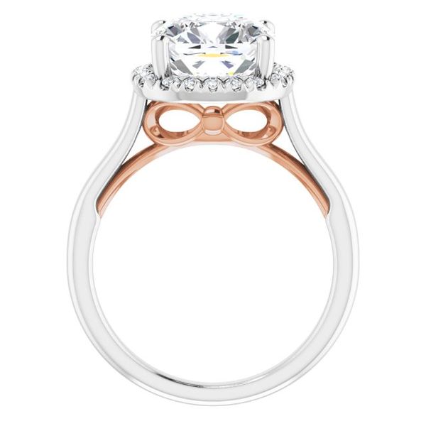 Halo-Style Engagement ring Image 2 Von's Jewelry, Inc. Lima, OH