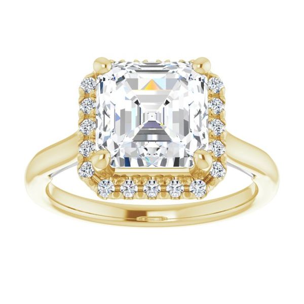 Halo-Style Engagement ring Image 3 Puckett's Fine Jewelry Benton, KY