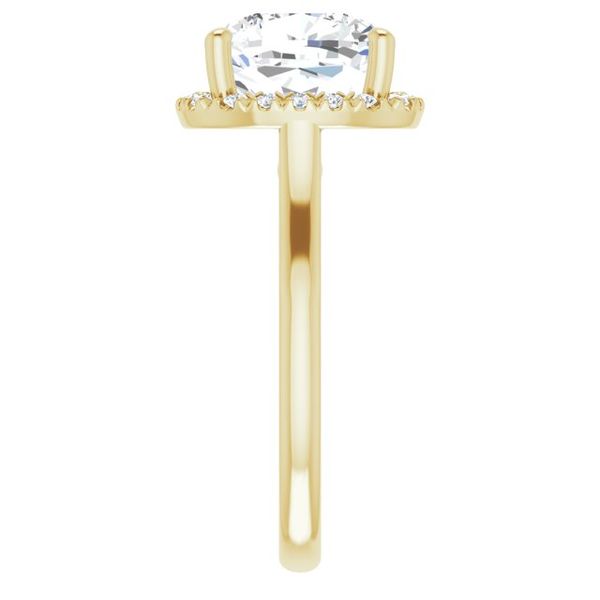 Halo-Style Engagement ring Image 4 Javeri Jewelers Inc Frisco, TX