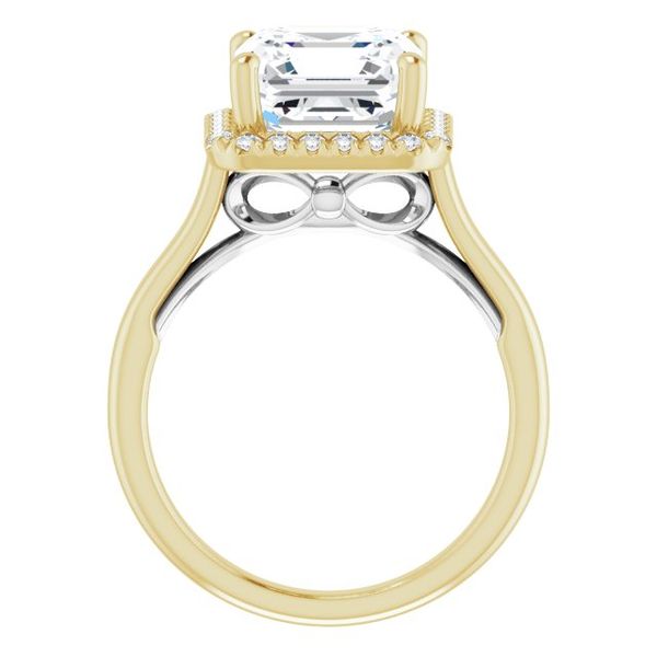 Halo-Style Engagement ring Image 2 MurDuff's, Inc. Florence, MA