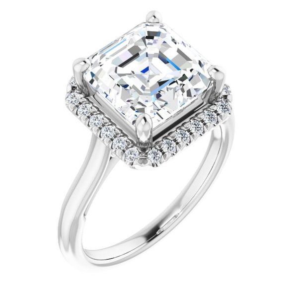 Halo-Style Engagement ring James Douglas Jewelers LLC Monroeville, PA