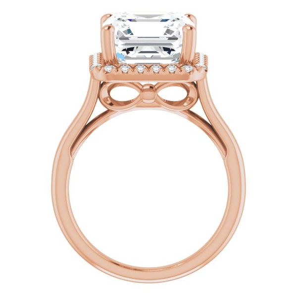 Halo-Style Engagement ring Image 2 Oak Valley Jewelers Oakdale, CA