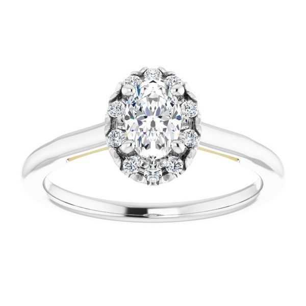 Halo-Style Engagement ring Image 3 Mark Jewellers La Crosse, WI