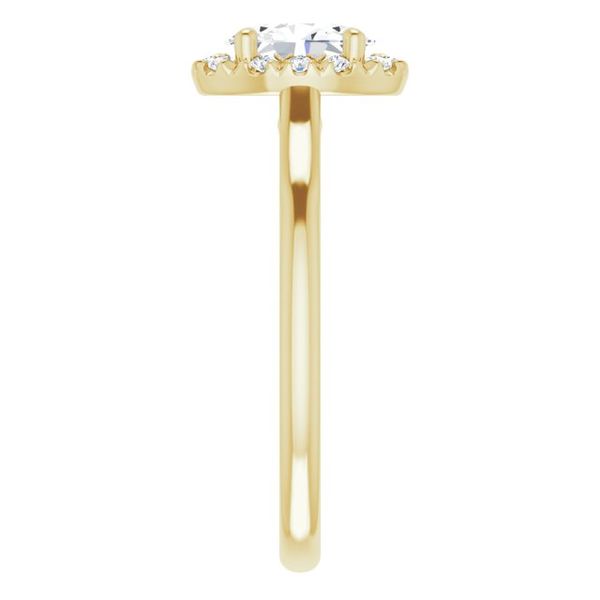 Halo-Style Engagement ring Image 4 James Douglas Jewelers LLC Monroeville, PA