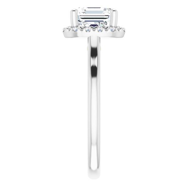 Halo-Style Engagement ring Image 4 Jambs Jewelry Raymond, NH