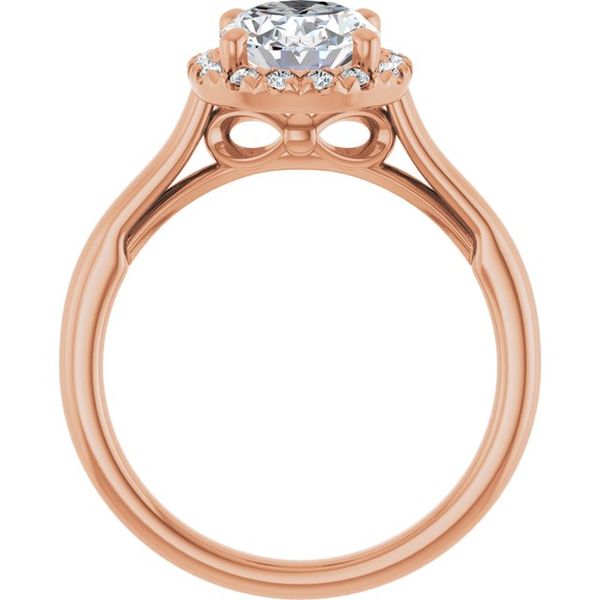 Halo-Style Engagement ring Image 2 Jambs Jewelry Raymond, NH