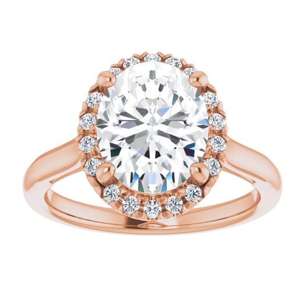 Halo-Style Engagement ring Image 3 Jambs Jewelry Raymond, NH
