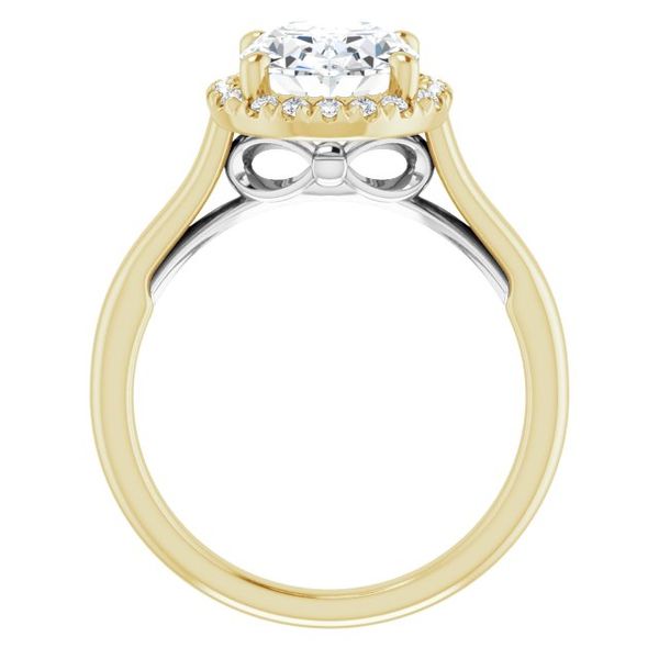 Halo-Style Engagement ring Image 2 Lester Martin Dresher, PA